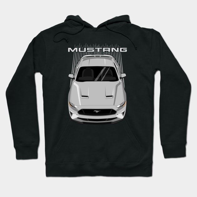 Mustang GT 2018 to 2019 - Silver Hoodie by V8social